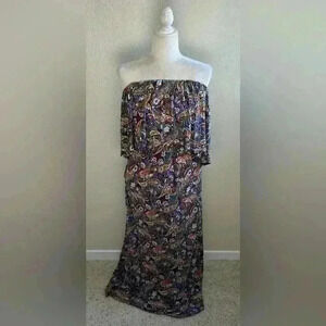 World Market -‎ Paisley Jersey Maxi Dress